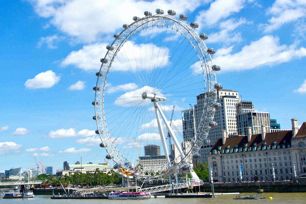 London Eye a Temze partján